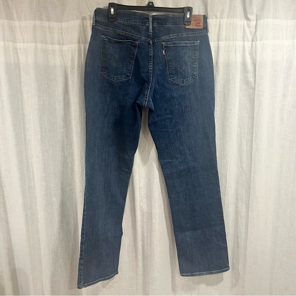 Levi's 505 Straight Jeans Dark Wash - Picture 3 of 7